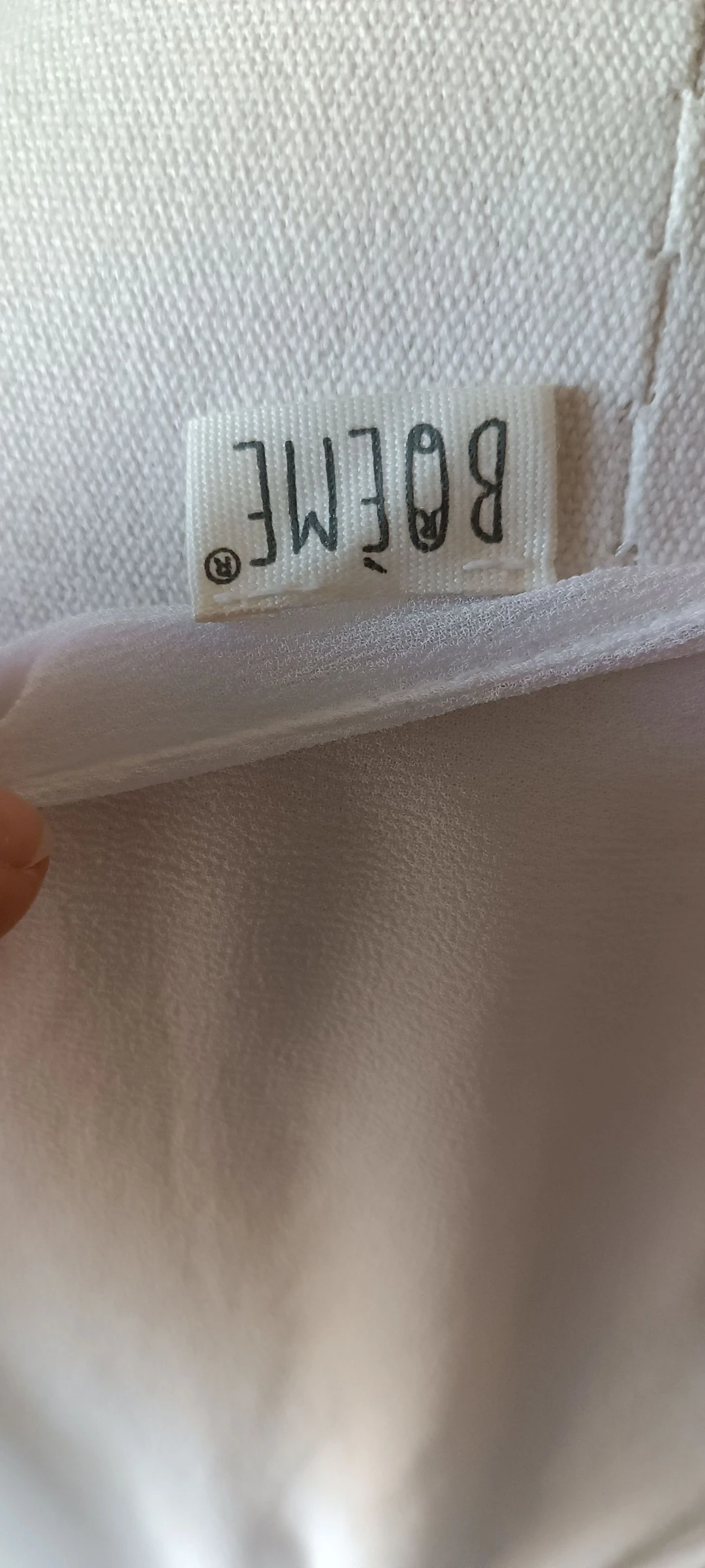 Boème lange witte jurk een maat – photo 12